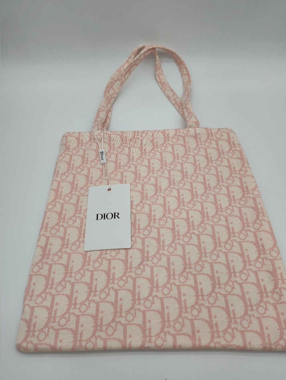 DIOR Pink Oblique Book Tote Beauty Bag Shopper NWT Gifting Line